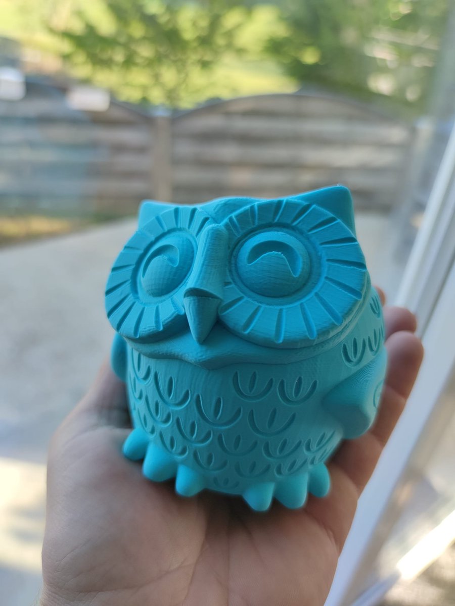 songsoundear's tweet image. Printed on the Eryone Thinker SE by Romain OlCw BrYt.
Nozzle temperature: 205°C
Bed temperature: 60°C
Layer height: 0.16mm
speed 60

#eryone3d #eryonefilament #mattepla #plafilament
#teal #matte #3dprinter #3dprinting #tealpla #aquapla #thinkerse