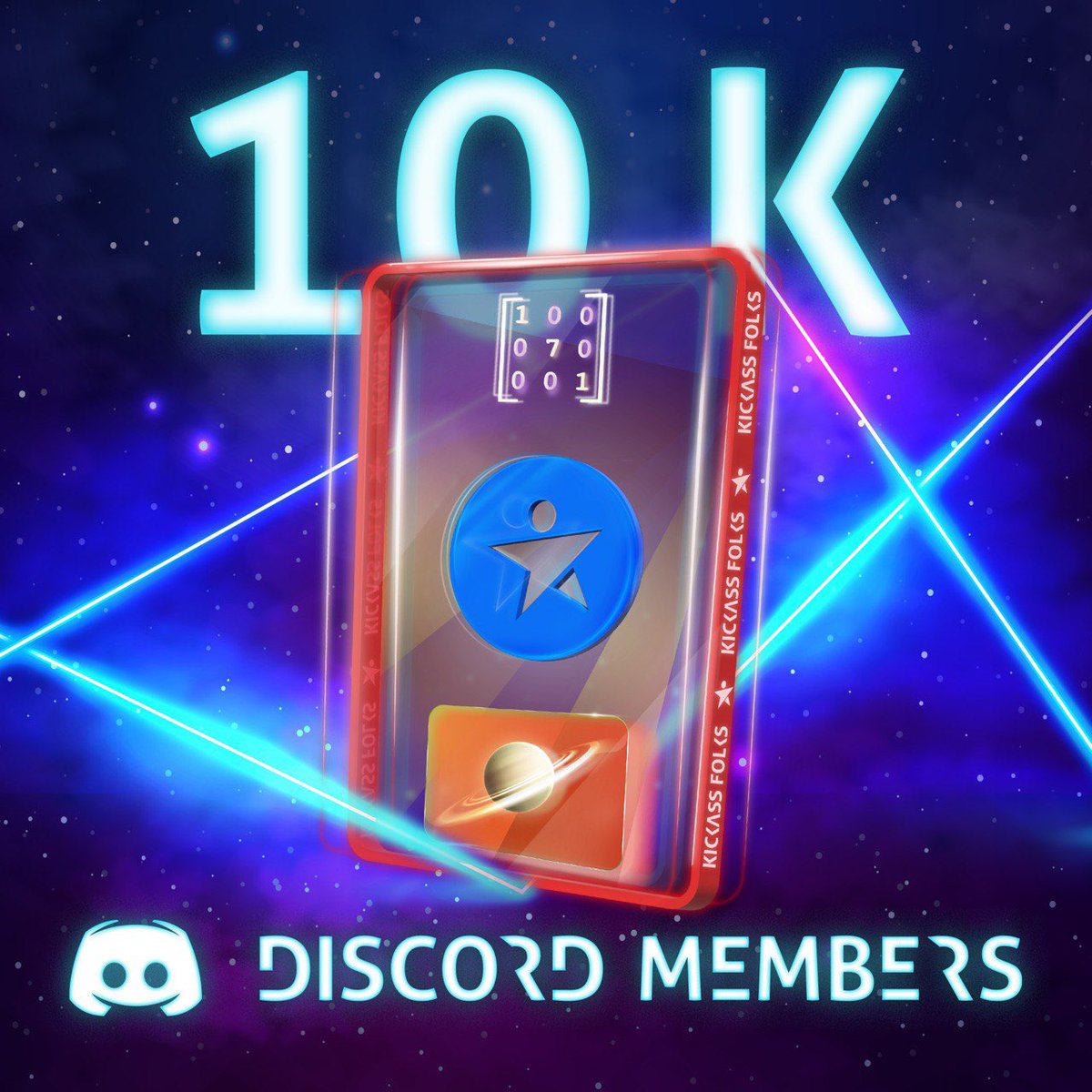 kickassfolks's tweet photo. Wow what a milestone! 🔥💥 We've just passed 10,000 Discord members under 24 hours! #NFT #NFTCommumity #NFTdrop #NFTs #Discord https://t.co/JAMrEvVBgj