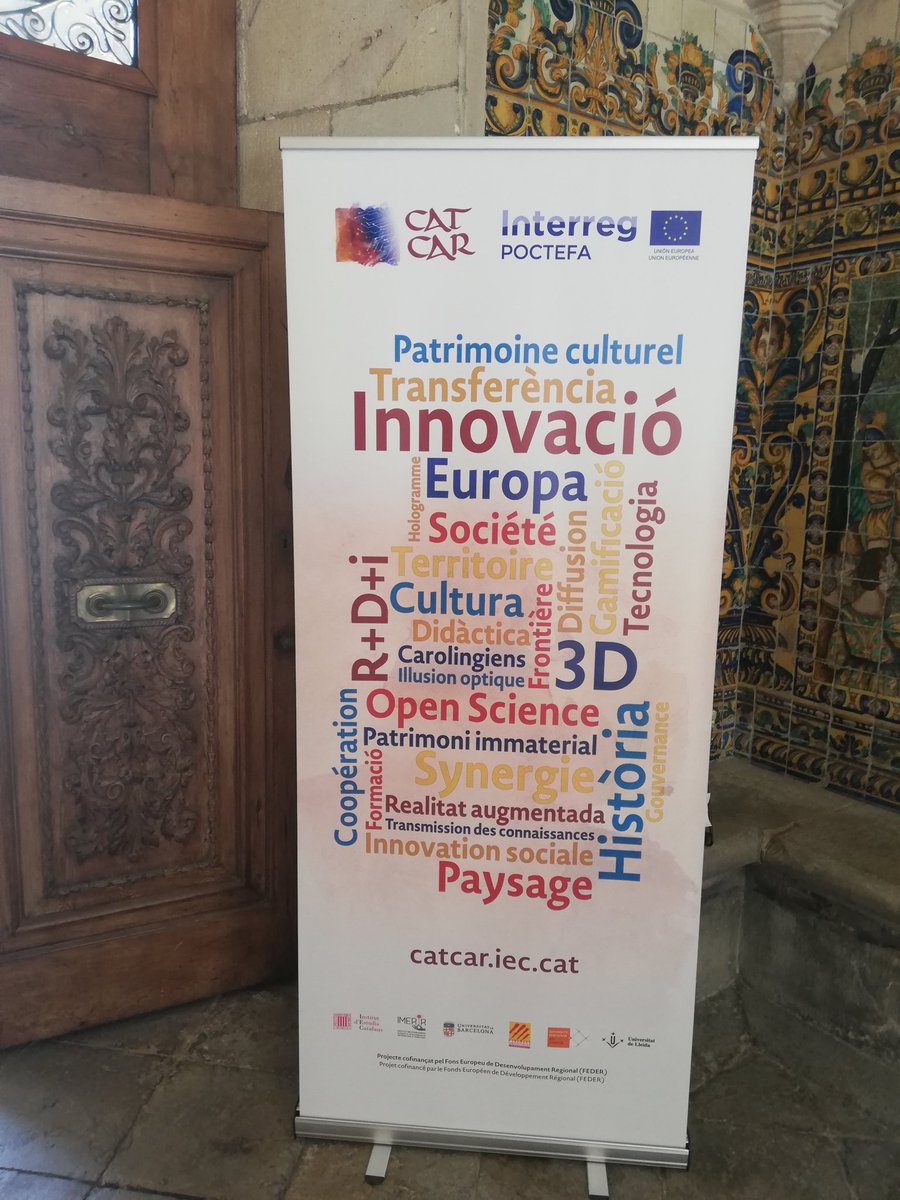 Mariajoseblue's tweet photo. Acte de cloenda del projecte @CATCAR_UE a la seu de l' @iec, un projecte innovador sobre la digitalització dels documents de la Catalunya carolíngia. #POCTEFA https://t.co/tm9t2C9RvA