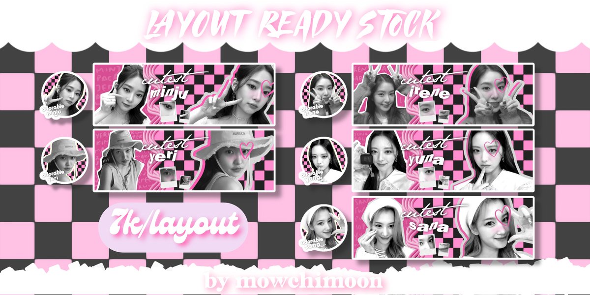 #zonauang hii mowchimoon open order layout ready stock nih 7k ajaa per layoutnya, ava png only yaa dm me if u interest 😉

💌 payment : spay or bca