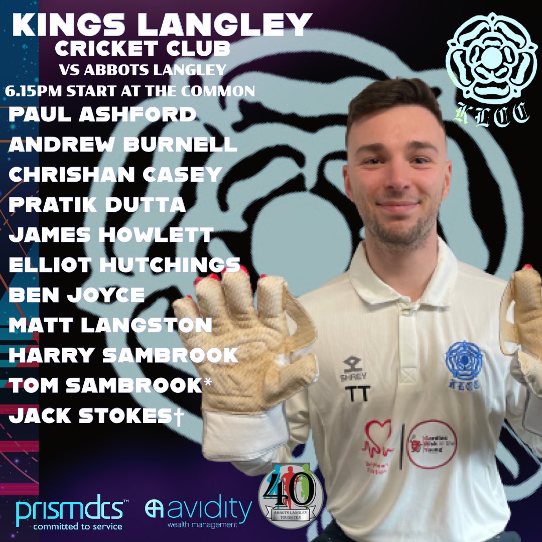 Kings Langley CC on Twitter "Tonight at 6.15pm! Apologies for any