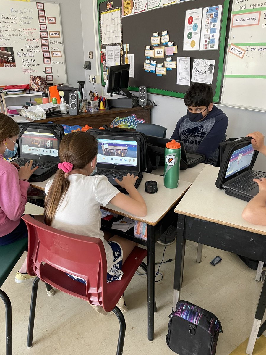 Students had such a great experience learning to use co spaces with <a href="/MrBaskwill/">Mr.Baskwill</a>! <a href="/RockyElementary/">Rocky Lake Elementary</a>