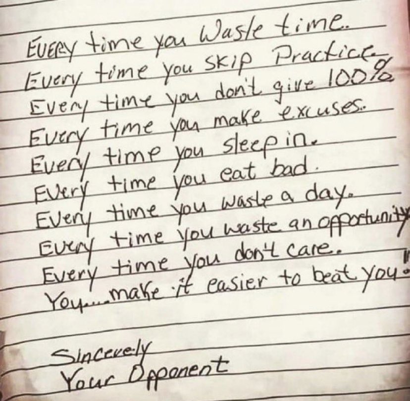 Letter from the competition!