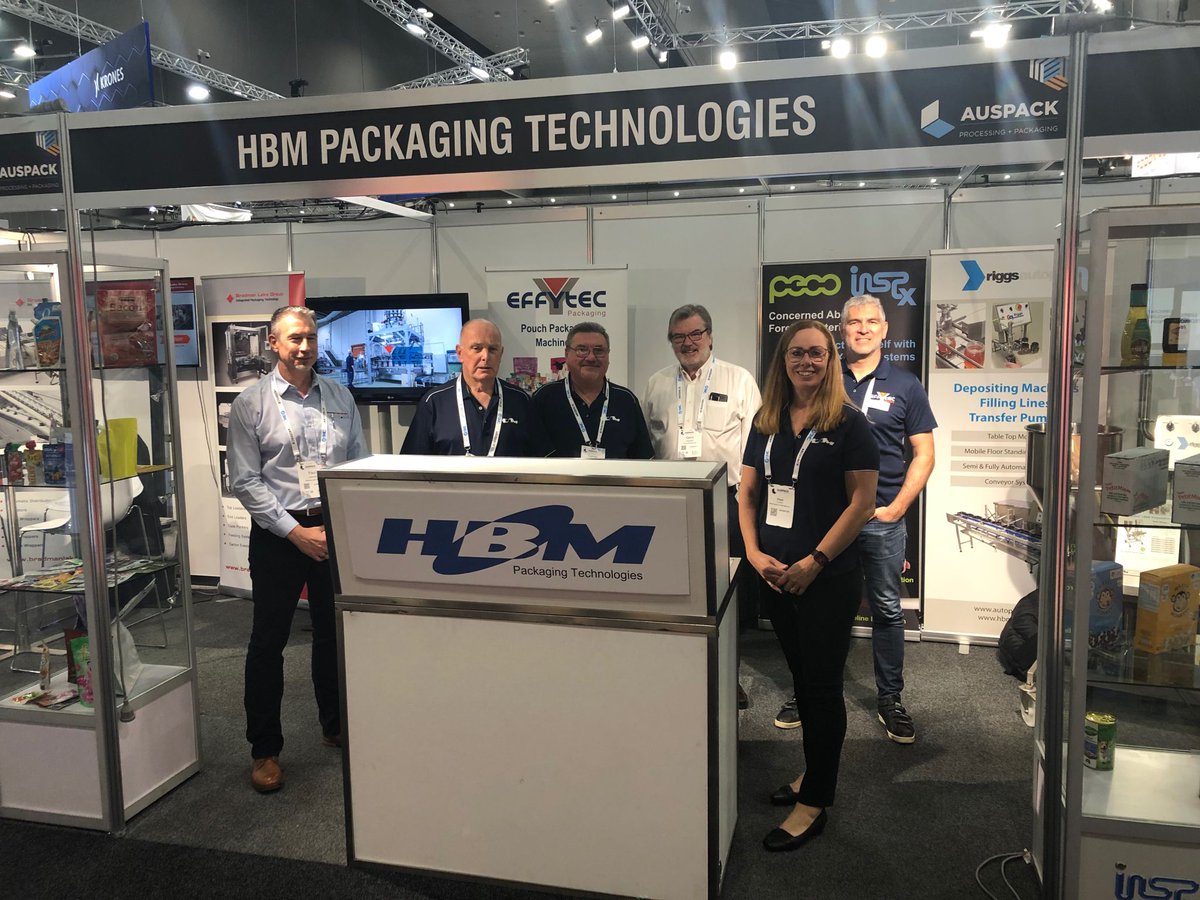 riggsautopack's tweet photo. Our Australia agent HBM Pty Ltd is exhibiting @2022Auspack this week. Stand H165. Have a fantastic show everyone! :)
#Auspack #Melbourne #Australia https://t.co/T3tCacLOSC