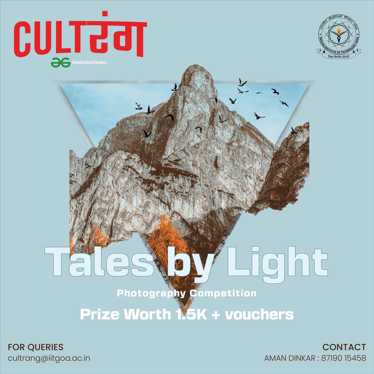 CultRangIITGoa's tweet photo. Photographers are preservationists by nature📸.  Named after the #Netflix  documentary🎬 which follows #photographers  #travelling  around the world🌍, this event is a chance for all those who see the unseen to showcase what they see through the lens.

Register now - Link in bio https://t.co/kyJ5yls3Xz
