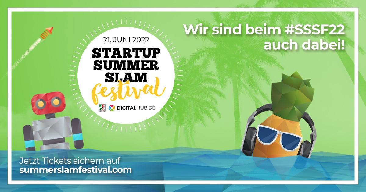 Am 21. Juni ist es so weit! Das Startup Summer Slam Festival geht in die nächste Runde - und billyard ist auch dabei! Du hast Lust auf spannende Startups und lockere Atmosphäre? Dann sichere dir jetzt dein Ticket unter: summerslamfestival.de und besuche den billyard-Stand!