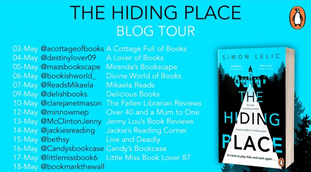 rachelreads1983's tweet photo. Today is my stop on the Penguin #booktour for The Hiding Place by #SimonLelic and I'm sharing my review on Instagram.
Thanks to @penguinrandom for my copy and having me on the tour.
#TheHidingPlace is out now.
https://t.co/TDbgR9zg3I https://t.co/SehuB4YnAt