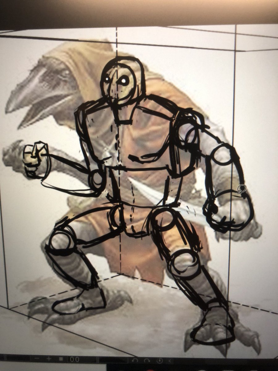 Forgot I drew this last year in August
I used the kenku from official artwork as a base to sketch my own DnD character
They’re a warforged mercy monk
去年の8月に描いたTTRPGオリキャラ
#dnd #dndart #oc #dungeonsanddragons #ArtistOnTwitter 
#絵師さんとつながりたい