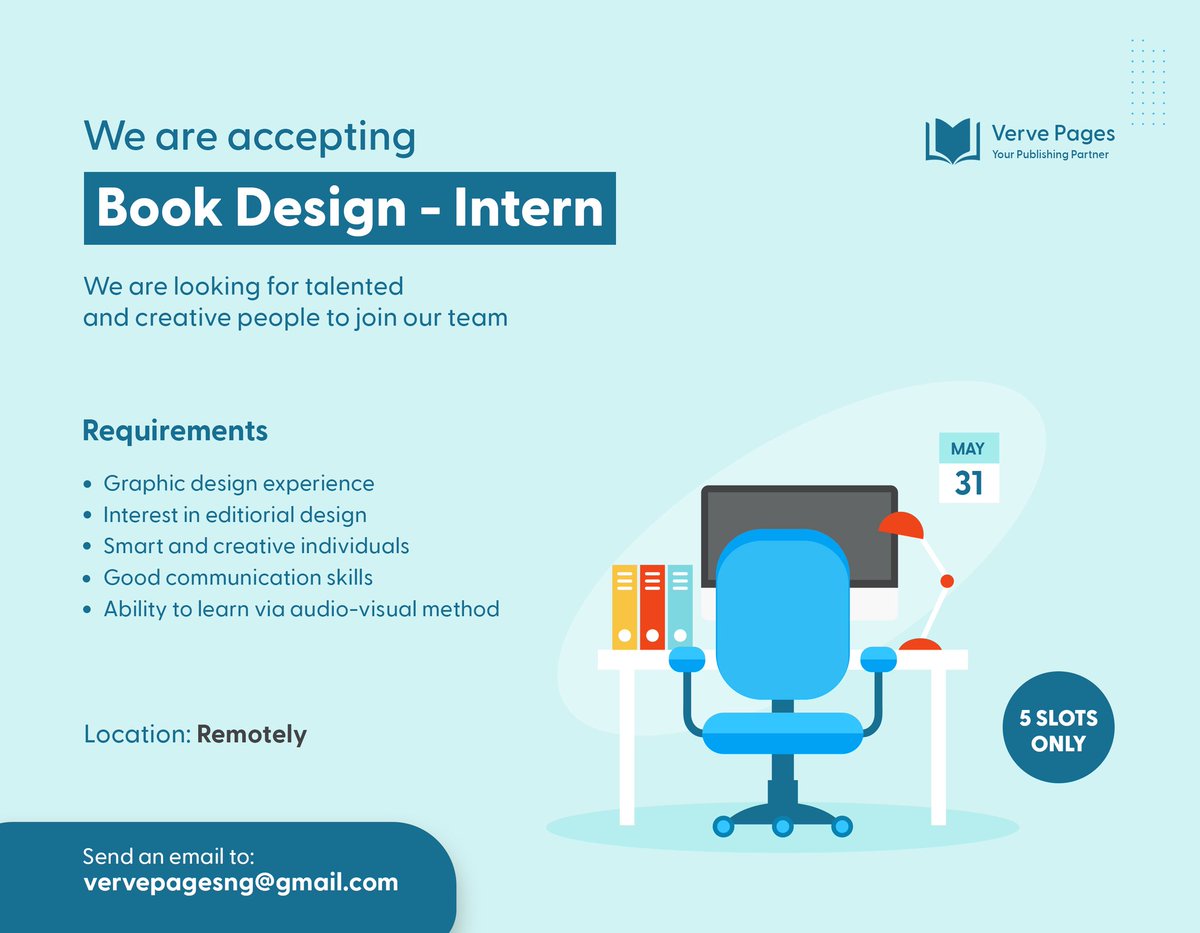 Yemi2plus's tweet image. We're currently accepting Book Design Intern.

#bookdesign #bookdesigner
