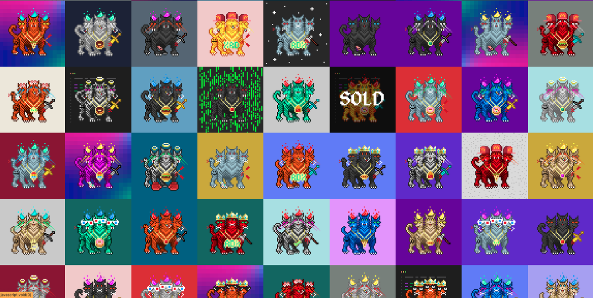 CerberRADS's tweet photo. 🎉We are dropping 10 #Hellhounds to the #Radix community!🎉

How to enter:
🔥 Retweet THIS post.
🔥 Comment on a Twitter post by @RadixDLT, include 🐶🐶🐶 emojis so we know you're repping @CerberRADS  
🔥Winners announced Sunday

Release date coming thoon...

$XRD #NFTGiveaways https://t.co/BaUjVcGXX5