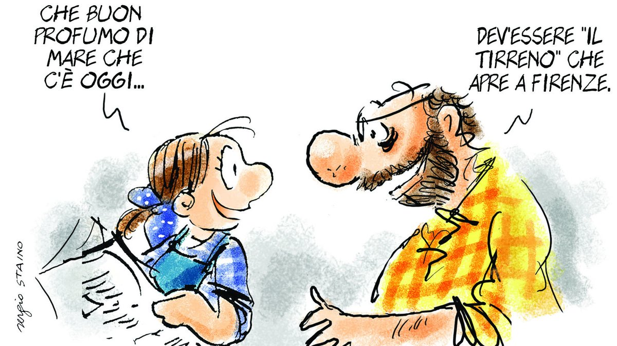 Il Tirreno apre a Firenze: l'omaggio di @SergioStaino 

iltirreno.gelocal.it/firenze