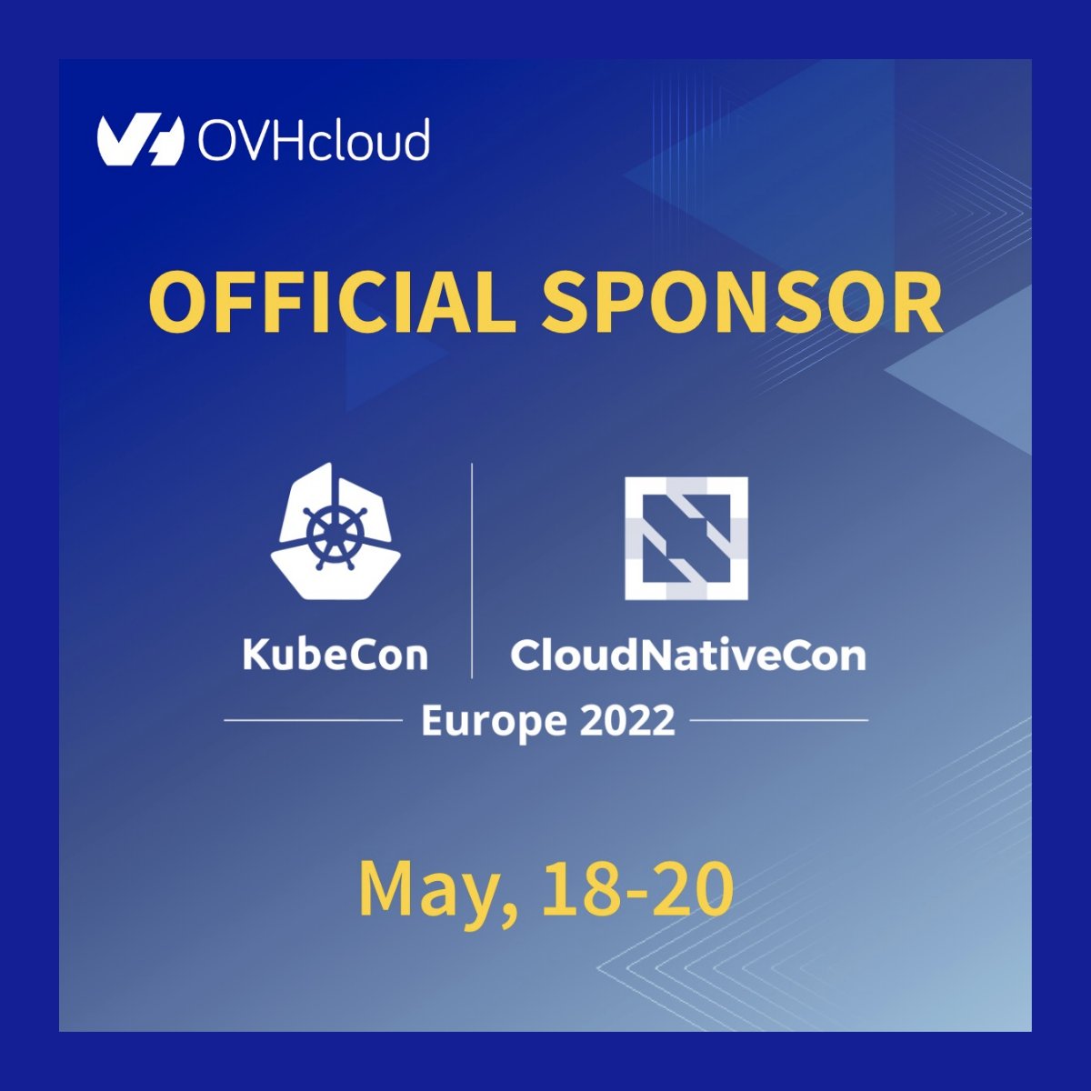 OVHcloud's tweet photo. Are you attending #KubeCon &amp; #CloudNativeCon in person? It starts today !

Join us us to discuss about cloud native architecture, features we’re planning to implement and get advice from our experts.

📍OVHcloud - Pavillon 2  - Booth S16. https://t.co/A5lXnX8qLR
