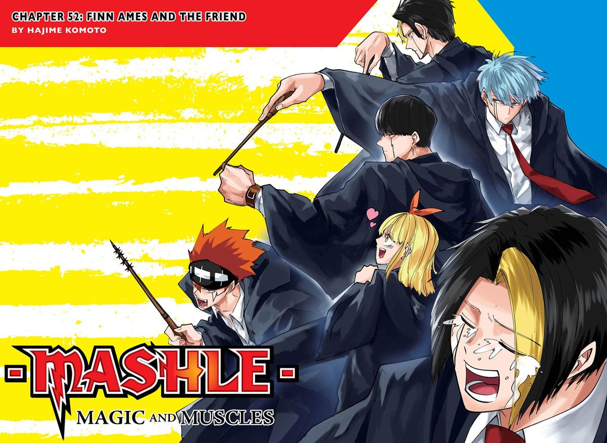ShonenJumpArt's tweet photo. Finn Ames and the Friend

(Manga: Mashle: Magic and Muscles) https://t.co/qT6qrQ8iy6