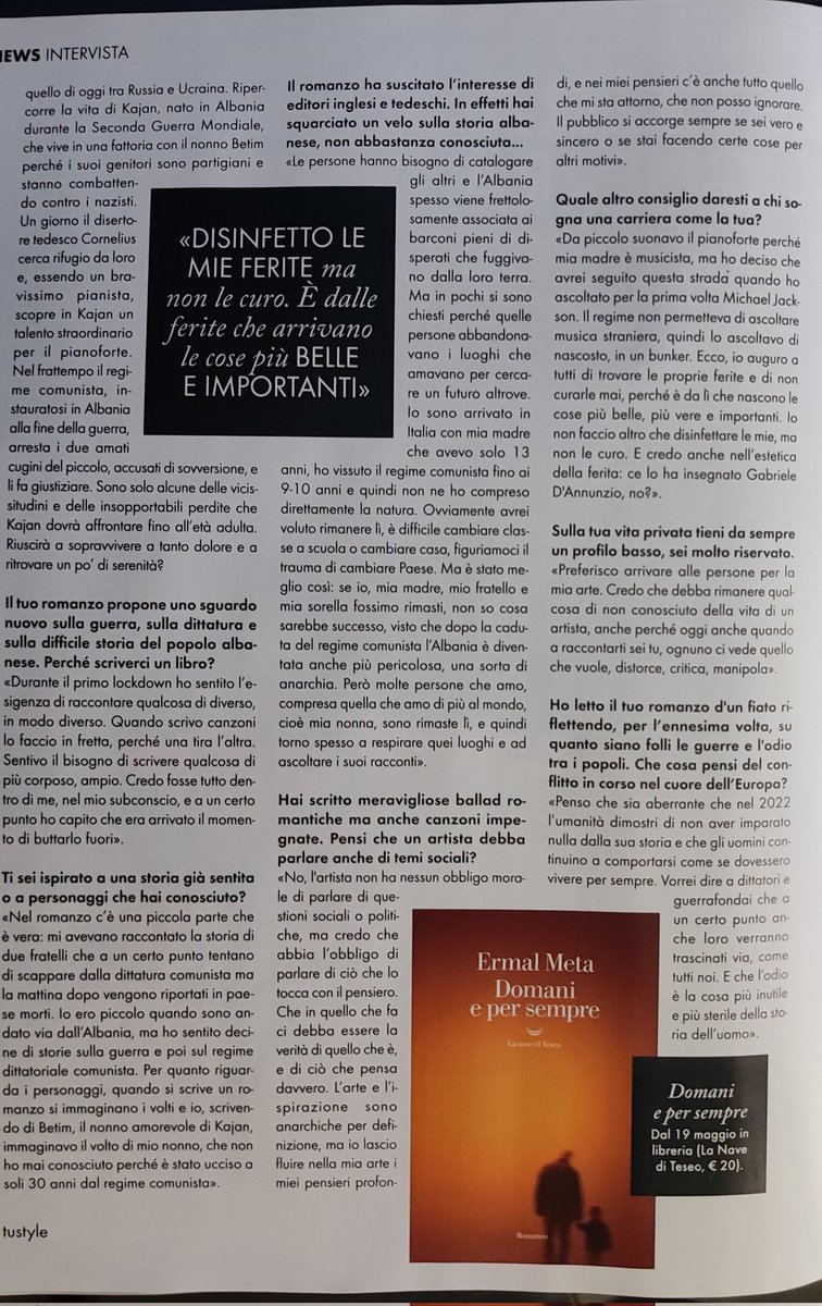 CLAUDIAMAN66's tweet photo. #TuStyle di qs settimana ci delizia ❣️ #ErmalMeta #DomaniEPerSempre 📖🧡 @MetaErmal @famedalupi @lanavediteseoed https://t.co/8yXDPuIvQy
