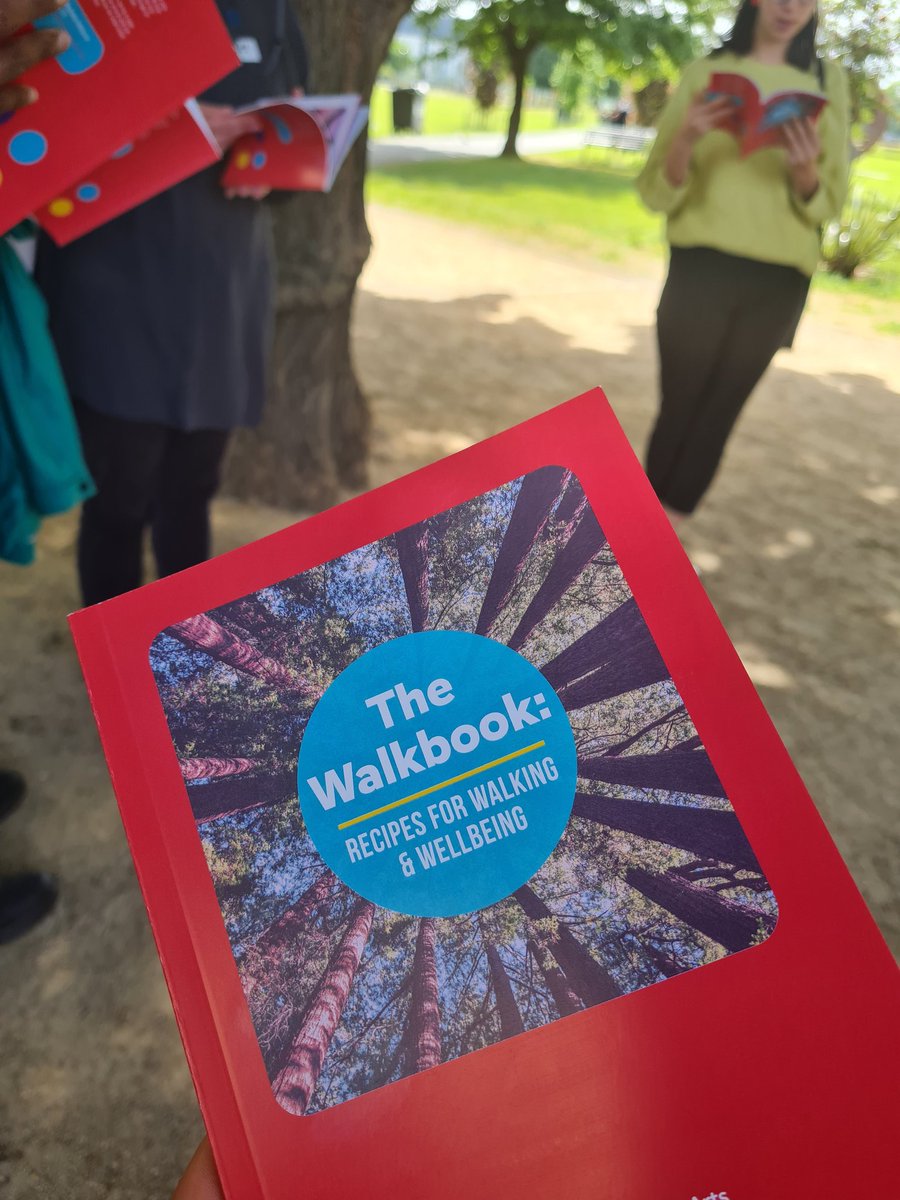 Very exciting to join the launch of the <a href="/UKRI_News/">UK Research and Innovation</a> <a href="/livingstreets/">Living Streets</a> #Walkbook today

The Walkbook is filled with wonderful recipes for #walking &amp; #wellbeing