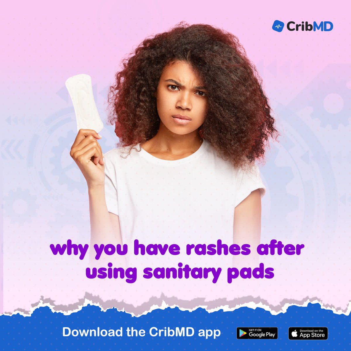 crib_md's tweet photo. The following are the reasons you have rashes after using sanitary pads

-The heat and moisture from the pad has built up bacteria.
-You're using scented pads.
-Wearing a pad for long time.
-You're allergic to the materials the pad is made from.
To get rid of the rashes; https://t.co/5yoQgqEnT1