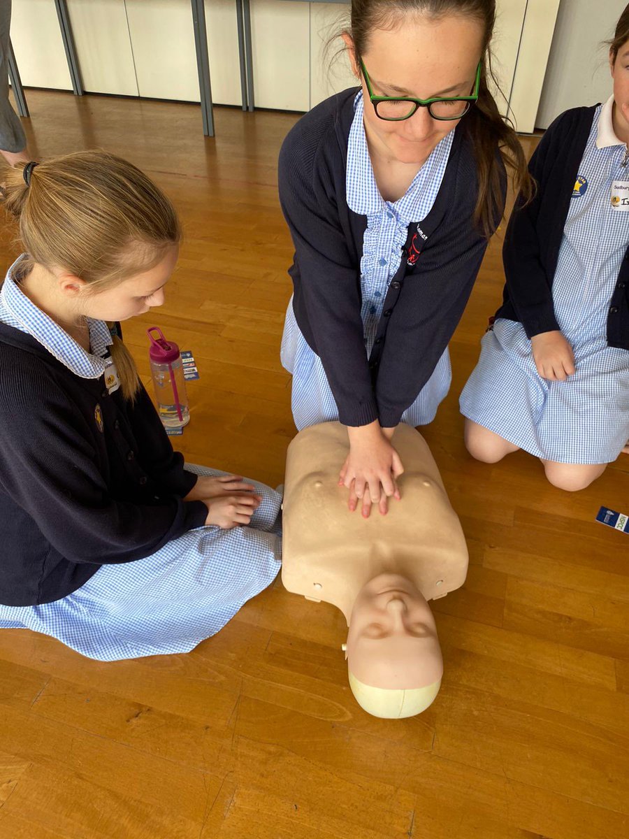 StJosSudbury's tweet photo. Year 6 are enjoying Crucial Crew this morning at Sudbury Football Club, supported by Sudbury Rotary Club. They have been learning about all sorts of community led topics, first aid, recycling, fire safety and healthy eating to name but a few! #Sudburyrotaryclub #crucialcrew https://t.co/YVwH9qqOLu