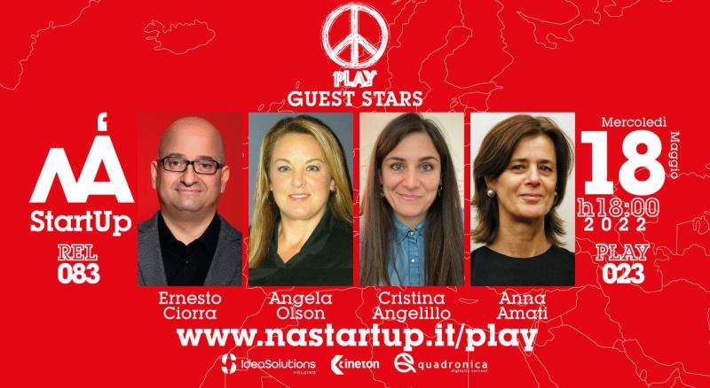 Presenti oggi con la nostra <a href="/amati_anna/">Anna Amati</a> a #NAStartUp all’evento #StartUpPlay di questa sera a partire dalle 18.00 per parlare di #startup, #venturecapital e #innovazione #Staytune su nastartup.it/play