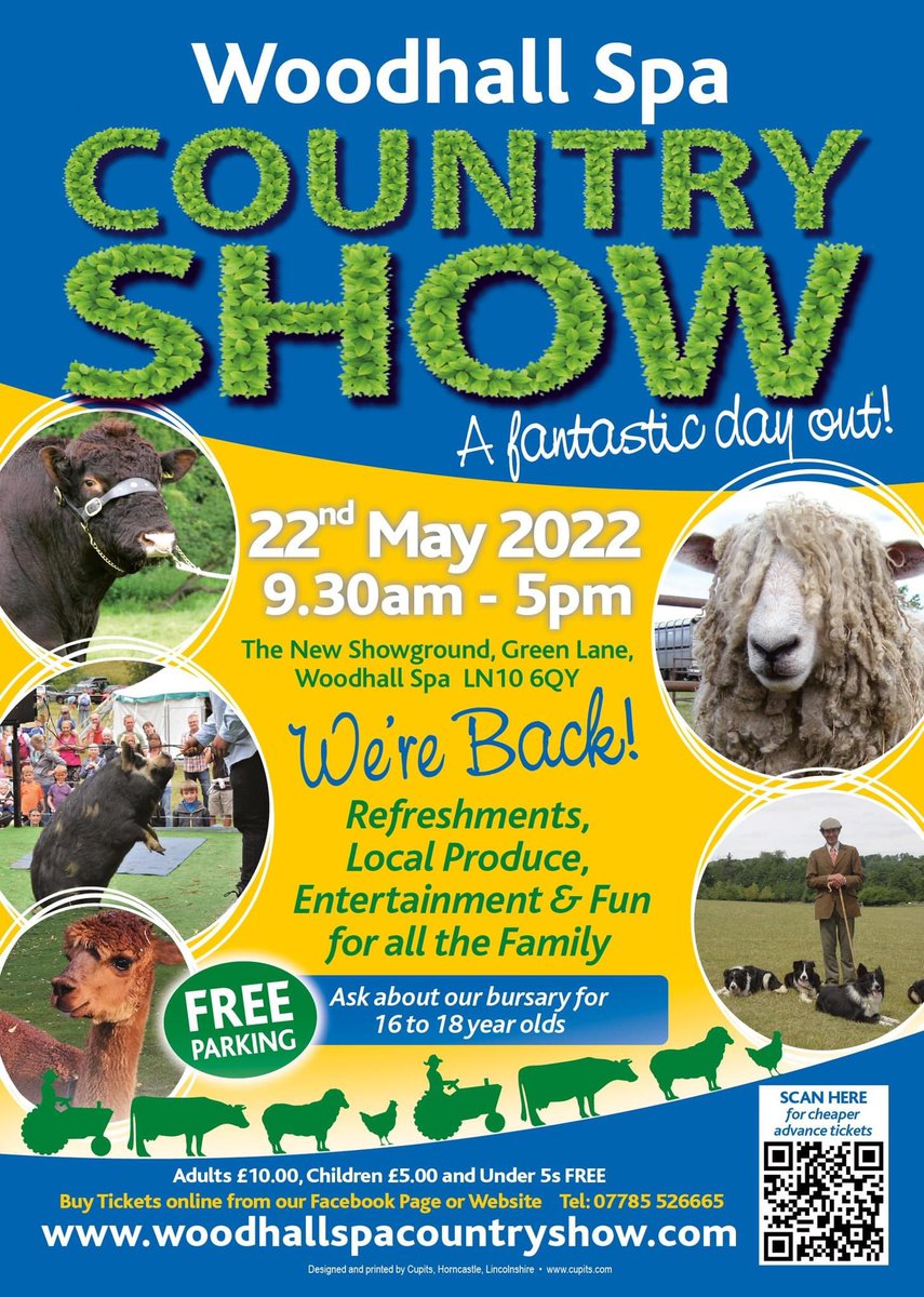 LCRLincoln's tweet photo. WOODHALL SPA COUNTRY SHOW May 22nd tickets available online for a discounted price (https://t.co/H5wnHwpD3O) or buy them on the gate on show day 😃 Lots of FREE parking, entertainment for the whole family + LIVE MUSIC ALL DAY! #LincsConnect https://t.co/sVmTUCMv55
