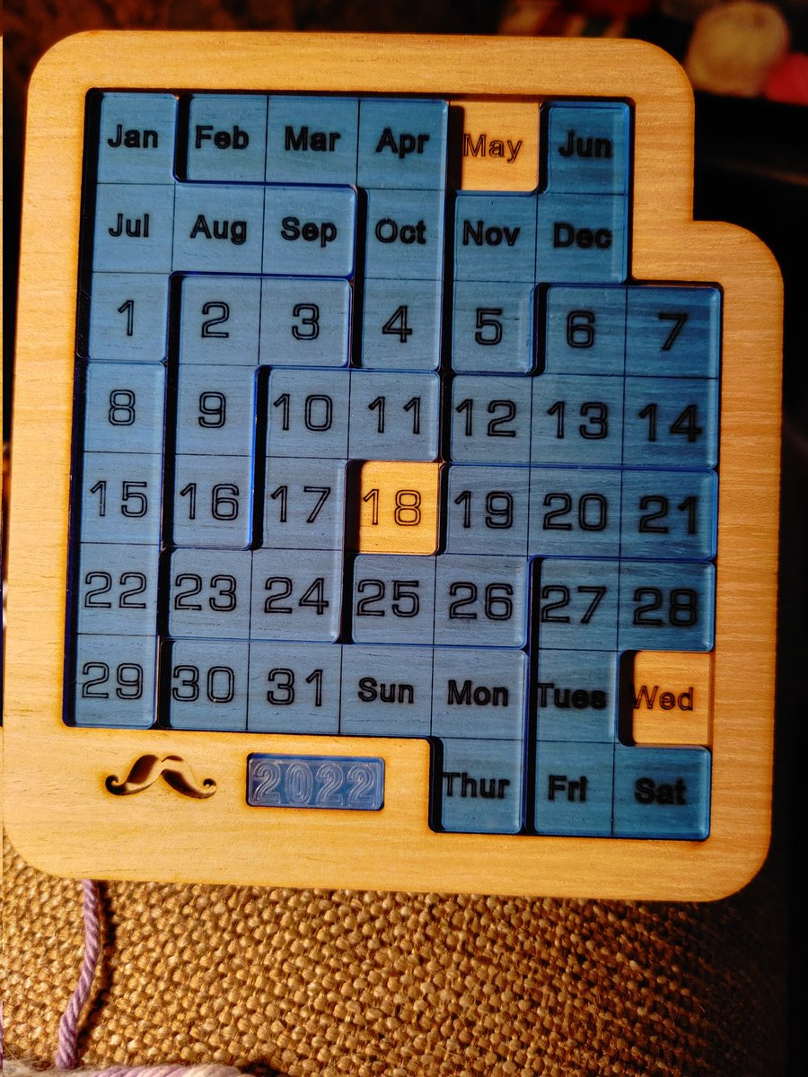LRaesteel's tweet photo. #CalendarPuzzleSulutions May 18, 2022 Wednesday https://t.co/9lmmX8b2WU