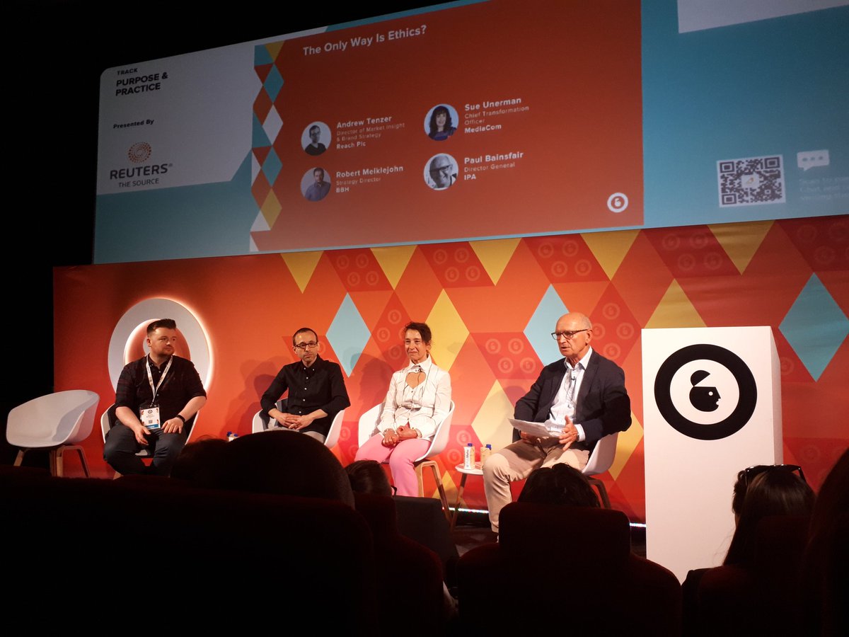 The_IPA's tweet photo. We're at #AdWeekEurope today for our session 'The Only Way is Ethics?' exploring how a brand can be confident about getting purpose 'right' https://t.co/C69bCb0Tyh