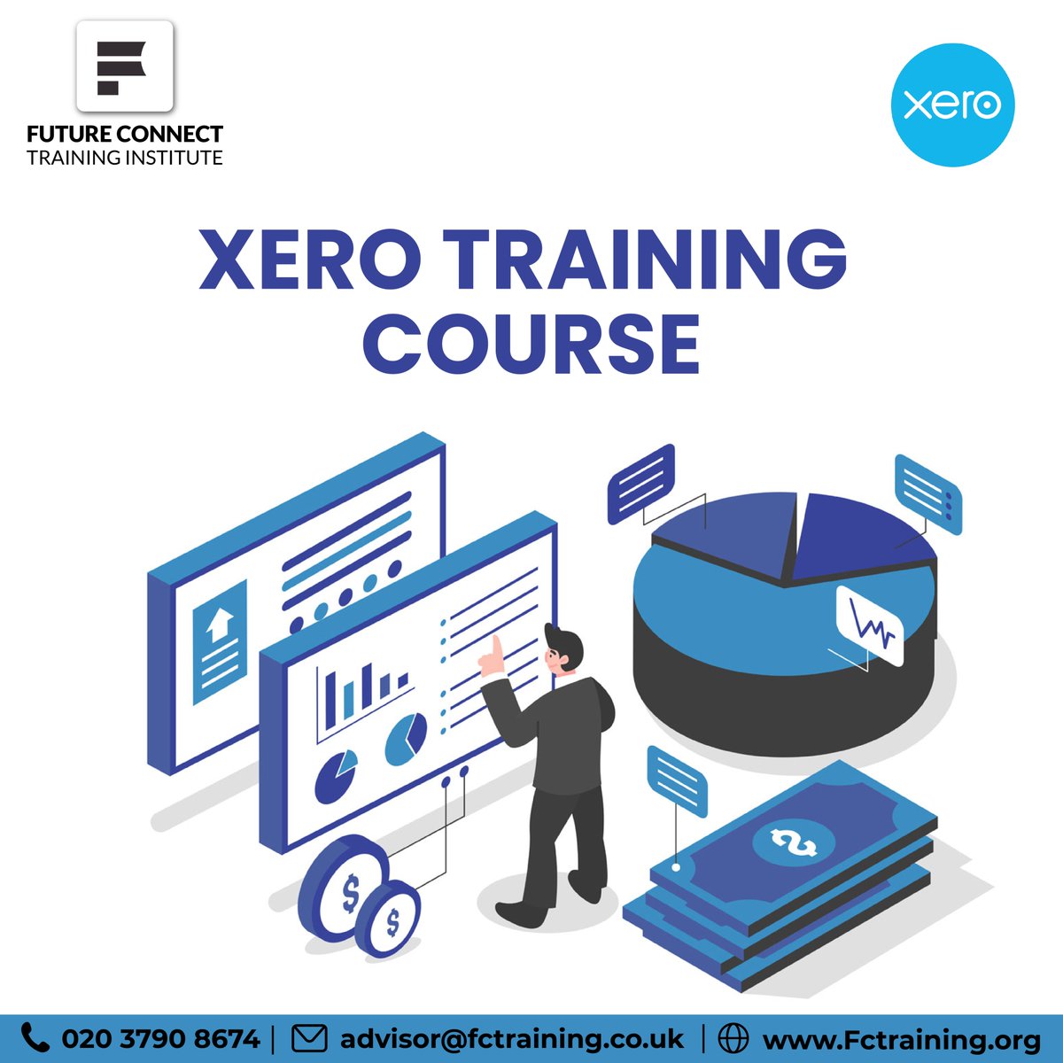 Future_connect's tweet photo. Hello there, fellow accountants! Want to boost your accounting abilities and further impress your future employers? Then look no further, with our short courses over here at Future Connect! 
This course will be taught to you by our highly qualified accountants! #xero #jobsupport https://t.co/IWyR1TuHdv