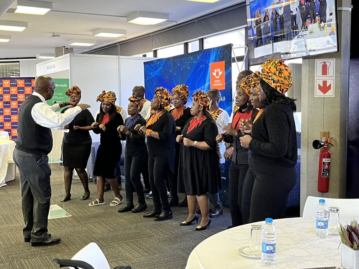 UJLibrary's tweet photo. #UJLibraryIntConf2022 #UJLibrary choir welcoming the delegates for the 2nd day of the Conference https://t.co/xAMueWUd3v