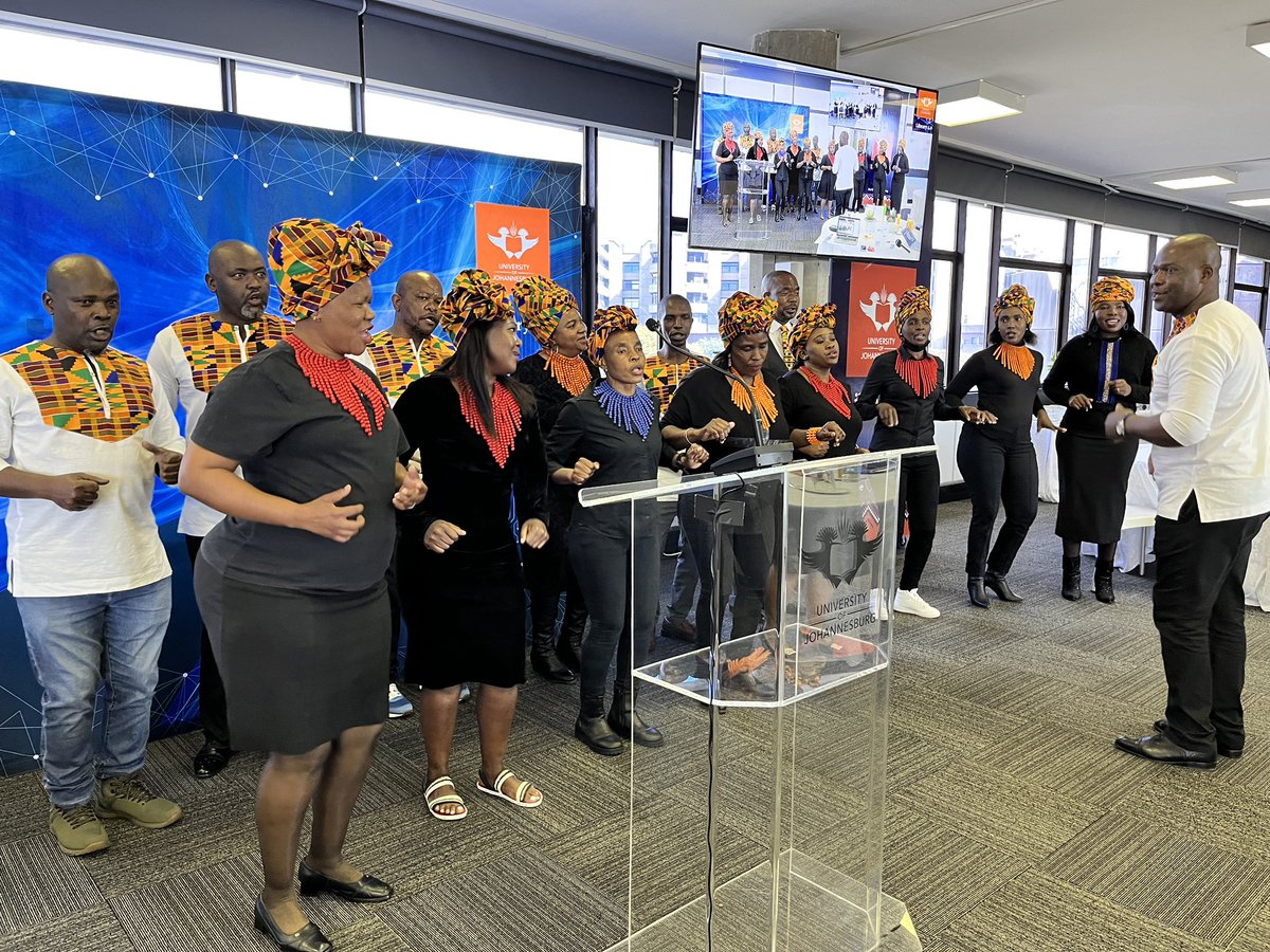 UJLibrary's tweet photo. #UJLibraryIntConf2022 #UJLibrary choir welcoming the delegates for the 2nd day of the Conference https://t.co/xAMueWUd3v