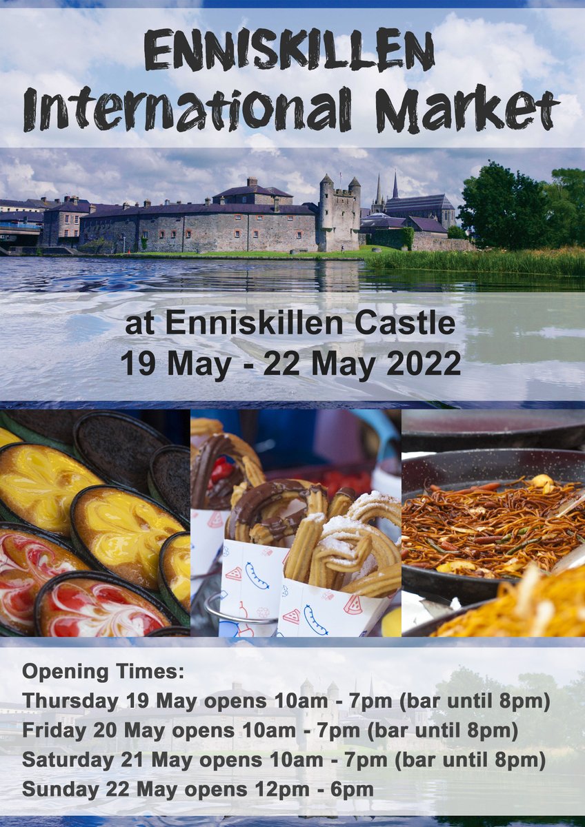 ECMFCM's tweet photo. One one more sleep until the Enniskillen International Market at Enniskillen Castle, folks

Will we see you there?

#EmbraceAGiantSpirit #GreenButton https://t.co/xlnbnqixV9