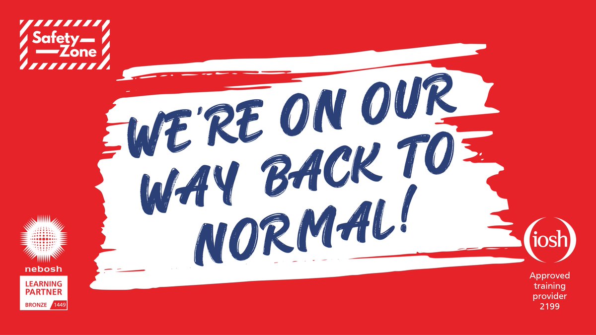 📢All our NEBOSH face to face courses will be back to normal by the end of the summer! #safety #courses #education