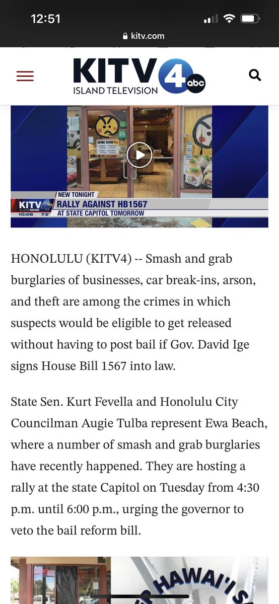 DarrenYosh's tweet photo. @Lawakua_ @KITV4 The first paragraph of the article states differently.  If what you are saying is correct then the news got it wrong. https://t.co/YP2UbERlWm