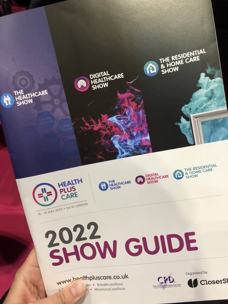Excited to be at @Healthcare_Show @DHS_London today, to hear about and discuss #digitalhealthcare challenges & connect with colleagues in the @NHS and other organisations! #HealthPlusCare #DHS_London