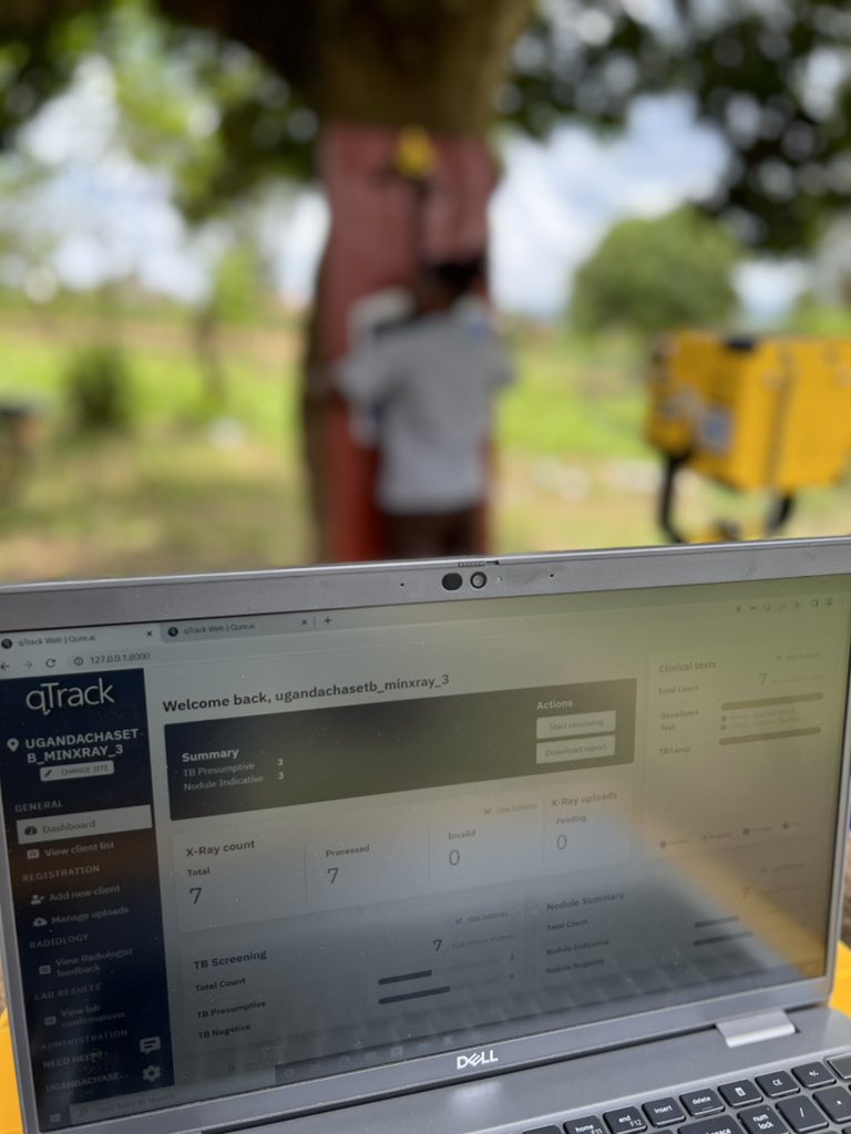 DaraKelleher's tweet photo. Another feather in the cap today for @qure_ai where we have successfully deployed 4 offline (no internet required) qTrack solutions for lung health screening in rural #Uganda https://t.co/dyroTpzCWv