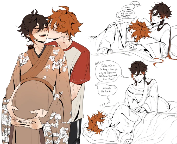 mpreg // domestic bebes 🥰🍼❤️

[tartali |タル鍾 | 公钟] 