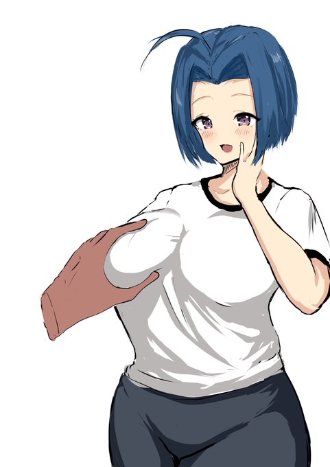 乳を揉まれても動じないあずささんと
乳首つねられて動じるあずささん 