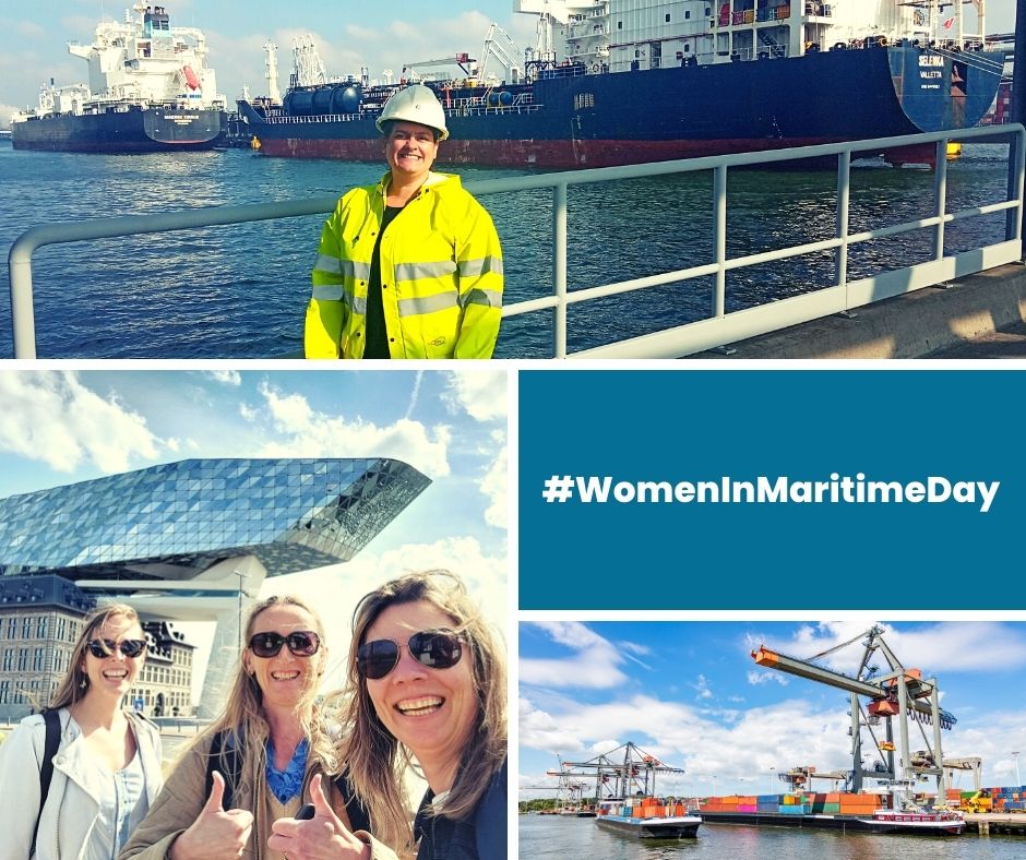 Vandaag is het #WomenInMaritimeDay
🗣️ Collega Marie-Lucie getuigt: “Bij het milieubeleid-team van DG #Scheepvaart werken momenteel meer vrouwen dan mannen. Daar kijkt niemand nog van op. Ook aan boord van een schip verschiet men al lang niet meer van een vrouw. Het gaat vooruit!”