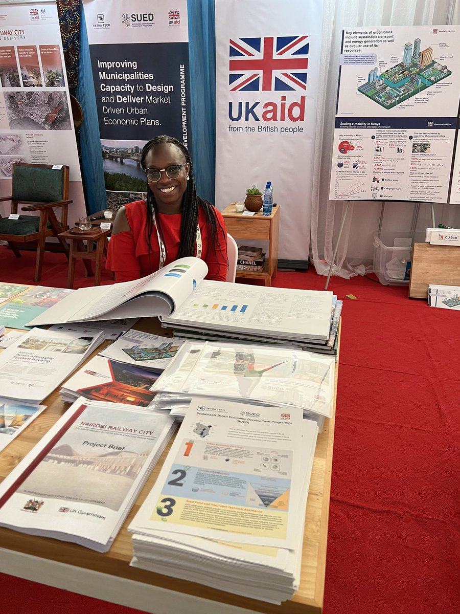 Are you at #AfricitiesKisumu2022? Come visit our stand at the <a href="/UKinKenya/">UK in Kenya 🇬🇧🇰🇪</a> Exhibitions Space. We’ll share with you on:
🏡 infrastructure opportunities 
🍌🐟♻️ value chain projects
💪workable municipal capacity building strategies 

We are happy to have you!