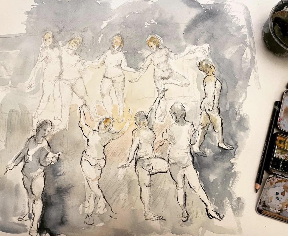 Drawinglives's tweet photo. Take a look at this gorgeous piece of work by @TheDrawingEye ✏️ Loving the way Nichola has captured the movement in her drawings and her use of watercolour 😍
This is our #drawingoftheweek ❤️ Tag @Drawinglives
to share your beautiful work with us & our audience👍 https://t.co/5LjG0VCncP