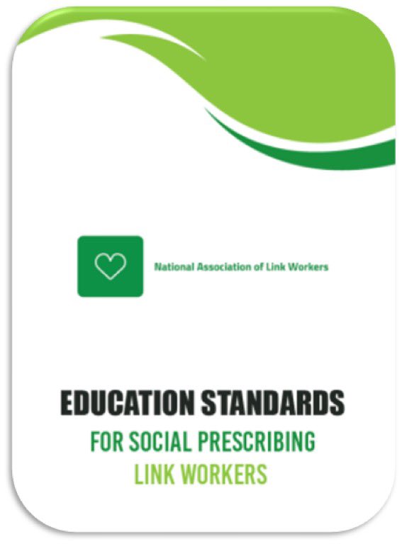 Jen_Neffer's tweet photo. Picking up my copy of the @nalwuk education standards today at #healthcareplus - it spells out education standards agreed for #socialprescribing #linkworkers and speaks to the different audiences about support and levels of engagement. https://t.co/BkJEogu9KS