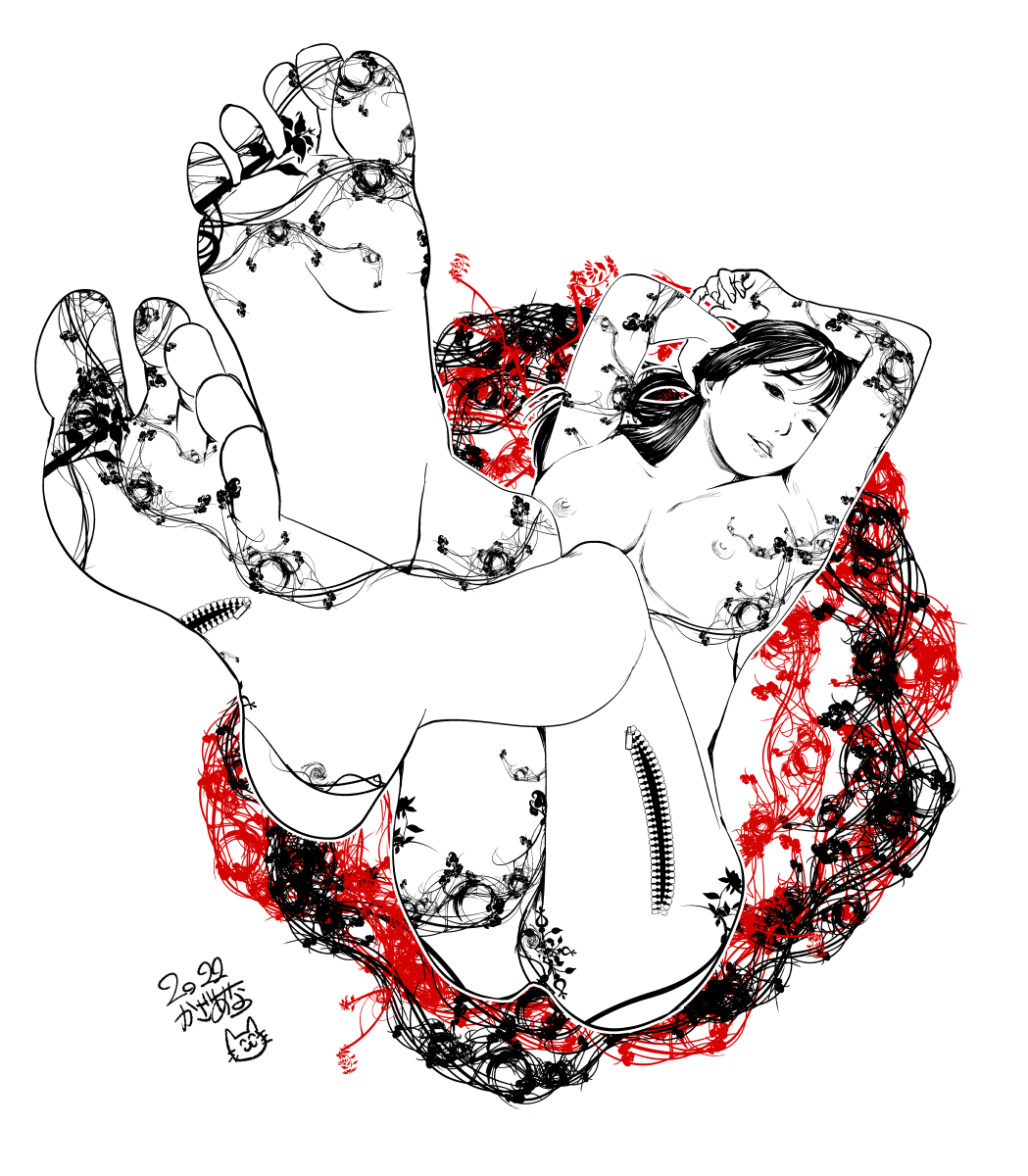 モデルさん描いた絵みてよ 