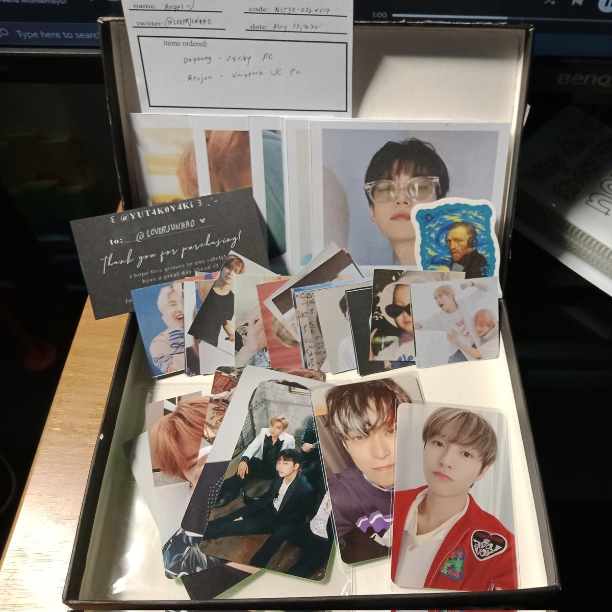 bywjhui's tweet photo. ꒰ #loverjaymails ꒱
hi @YUT4K0Y4Ki! renjun and doie came home safely! 🫶 thank you for the dicon pcs, i didn't expect it 🥹 also, the amount of freebies 💯 thank u so much! more buyers to come po! till the next transaction <3 I'll take care of dy and rj, also —
#wy0108_thanks https://t.co/ElenZNJy6G
