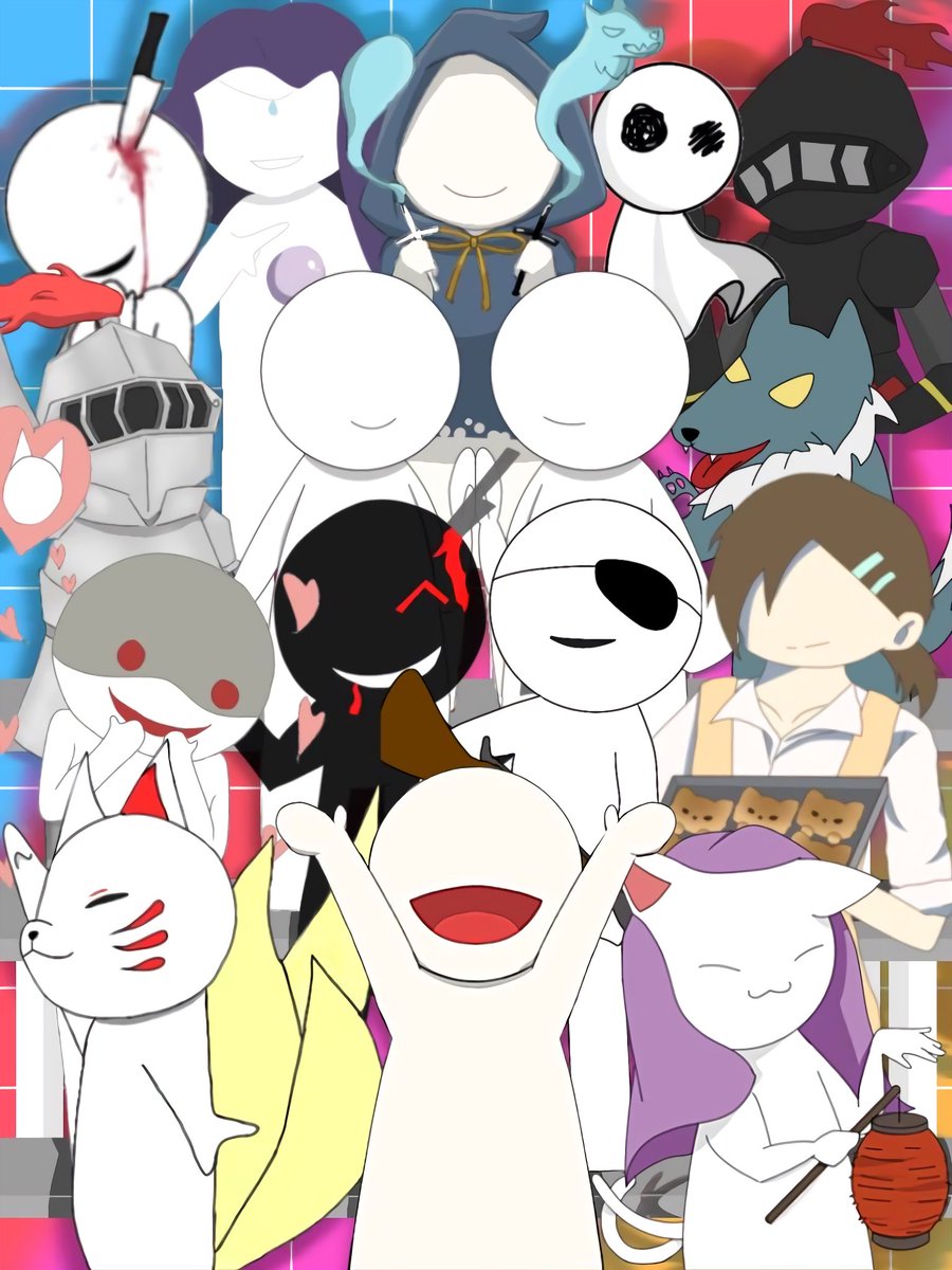 10_kefu_09's tweet photo. 人狼GMbot、人狼GMbot開発者様へ💌

5周年突破おめでとうございます！
5周年突破と今までの感謝を兼ねて、6人でイラストを描かせて頂きました！
開発者様のお陰で今まで長い間、楽しい時間を過ごす事が出来ました！
本当にありがとうございました！

URL等はリプに⤵︎ ︎ https://t.co/qCEsPHYmD1
