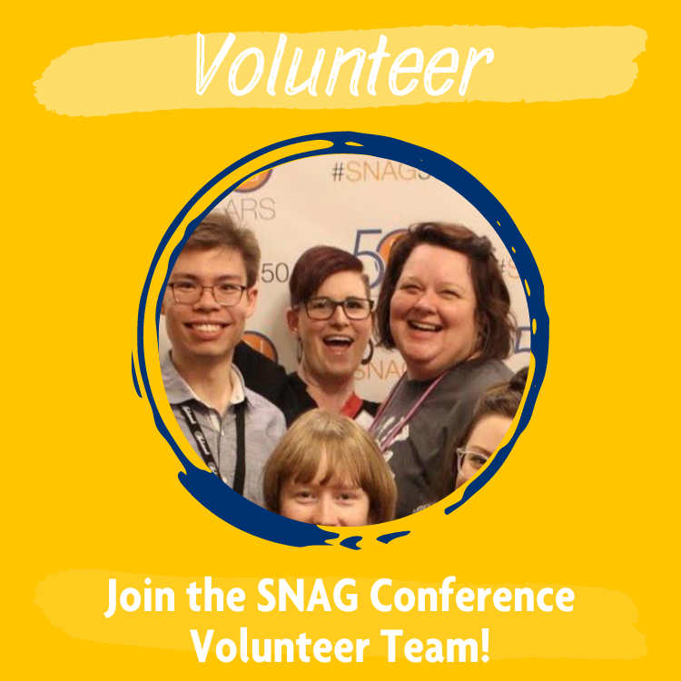 SNAGmetalsmith's tweet photo. We invite all attendees of the upcoming SNAG conference to join our conference volunteer team! Our annual conference is run by volunteers like you! There are a variety of shifts available.

Complete the sign-up form at https://t.co/44e3Jmr091 https://t.co/spECrYXcYa