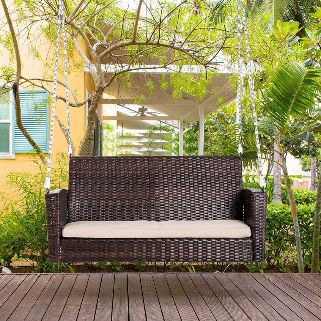 HomeDecorLo's tweet photo. Stylishly draped from the ceiling of your living room or a beam on your porch, hanging chairs are the perfect way to invite peace into a hectic day or add a bit of coziness to your backyard.

Here are the 8 Best Hanging Chairs &amp; Swings👉  https://t.co/LdzKbsoKzA

#HangingChair https://t.co/MUXk2YGpZb