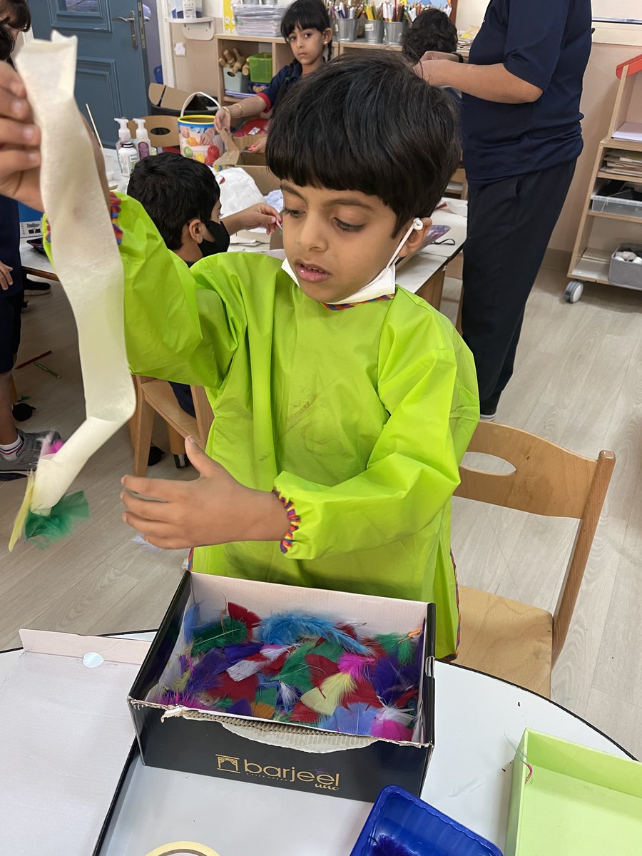 AIS_GradePrep's tweet photo. In #AISGradePrep C the children have been reading about “The Three Little Bears” and using positional language in maths as part of their learning in Maths. To extend their learning, the children made a cot for their baby bear out of recycled materials. #AISMaths #AISPrimarySch https://t.co/9pxeUL1c6E