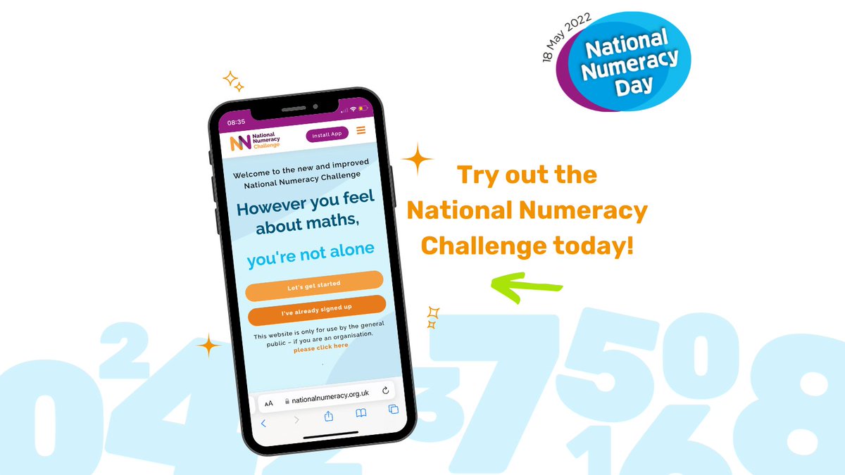 FLM_Training's tweet photo. However you feel about maths, you’re not alone 😅
Its National Numeracy Day, follow the link below to have a go at the free National Numeracy Challenge
https://t.co/2T07510AvM
#BigNumberNatter #NationalNumeracyDay https://t.co/mHhkztwmD5