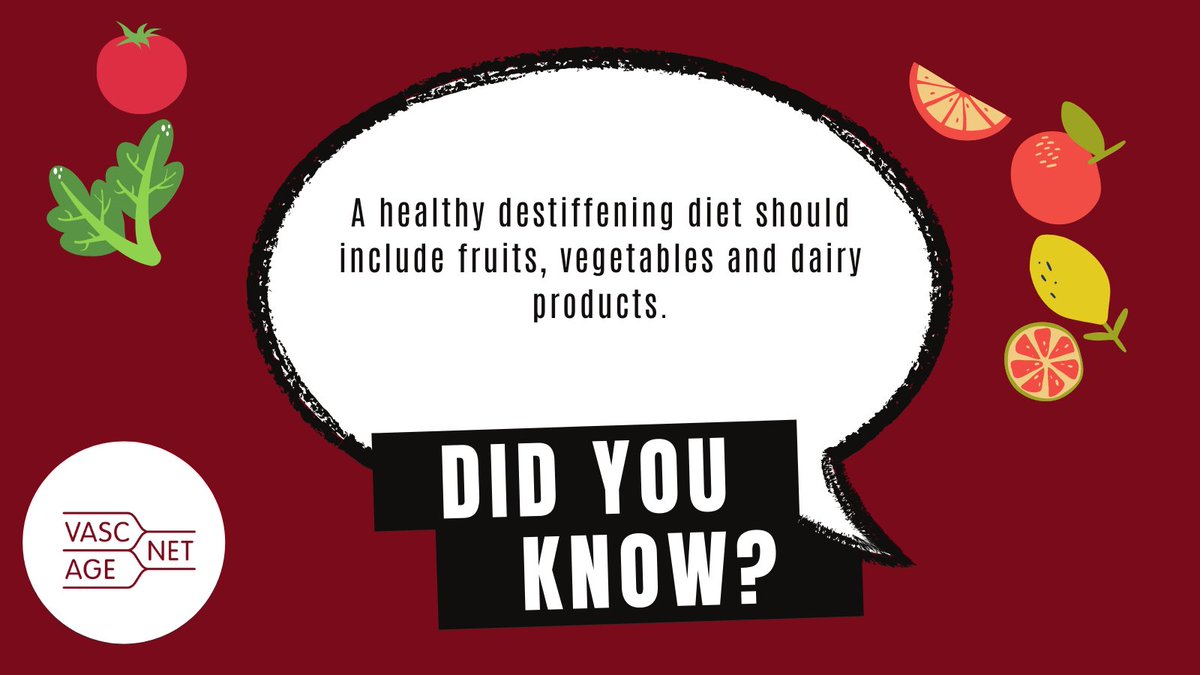 VascAgeNet's tweet photo. World Vascular Ageing Week: Topic of the Day facts #diet #vascularage22 #arteryawareness22 https://t.co/rhXuoX4wSD
