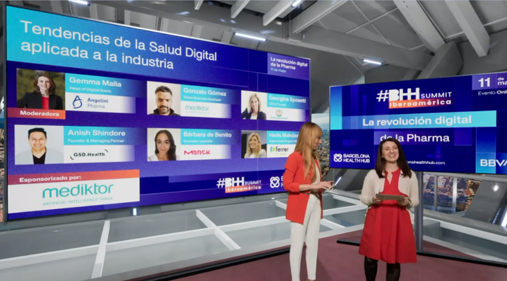 GemmaMSal's tweet photo. 📣Last week I had the chance to moderate a panel discussion about #Digital #Health trends in the #Pharma industry representing @AngeliniFarmaES  together @merck_es @ferrerforgood @Mediktor @UnEnsayoParaMi &amp; @AShindore within the #IberoAmericaHealthSummit. https://t.co/0wUn0OD53j