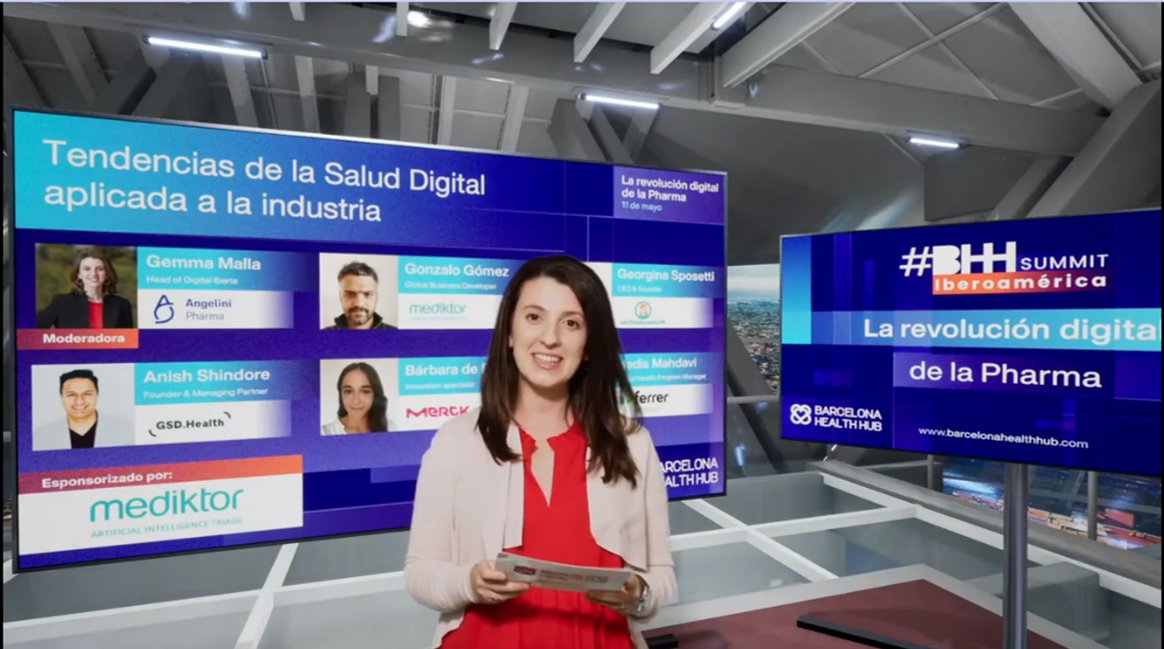GemmaMSal's tweet photo. 📣Last week I had the chance to moderate a panel discussion about #Digital #Health trends in the #Pharma industry representing @AngeliniFarmaES  together @merck_es @ferrerforgood @Mediktor @UnEnsayoParaMi &amp; @AShindore within the #IberoAmericaHealthSummit. https://t.co/0wUn0OD53j