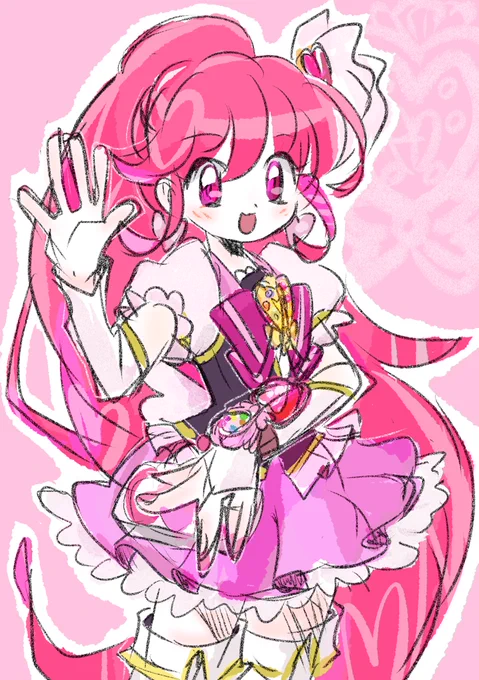 #キュアラブリー #愛乃めぐみ #ハピネスチャージプリキュア #らくがき #イラスト #precure #プリキュア 好きですハピチャ!。 